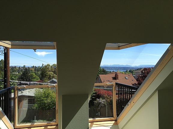 Balcony skylight from master BR
