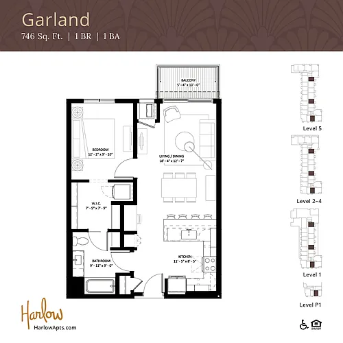 Floor plan Garland