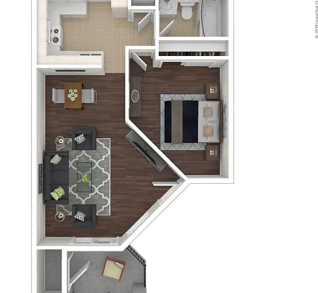 Plan 1 Floorplan Diagram