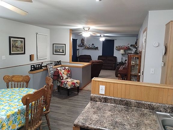 Kitchen & Upstairs Living