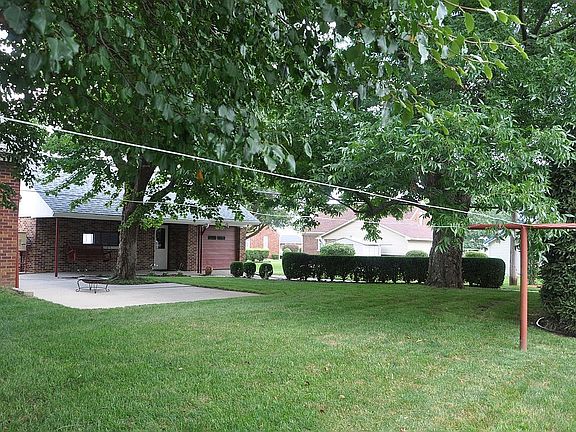 Rear patio & covered porch