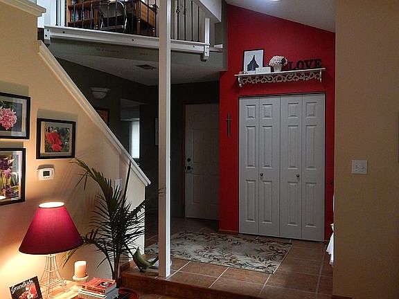 Entry way as seen from LR