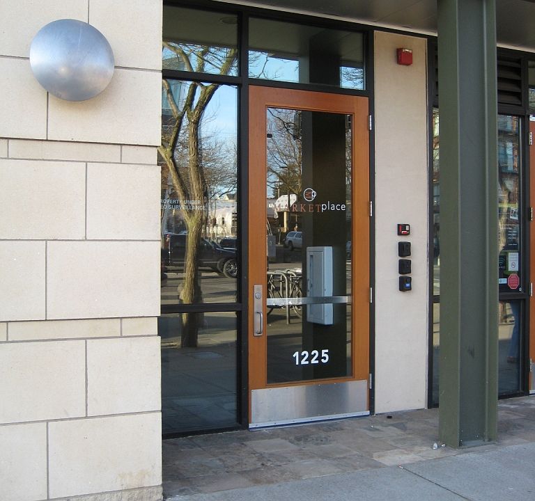 Secured Main Entrance