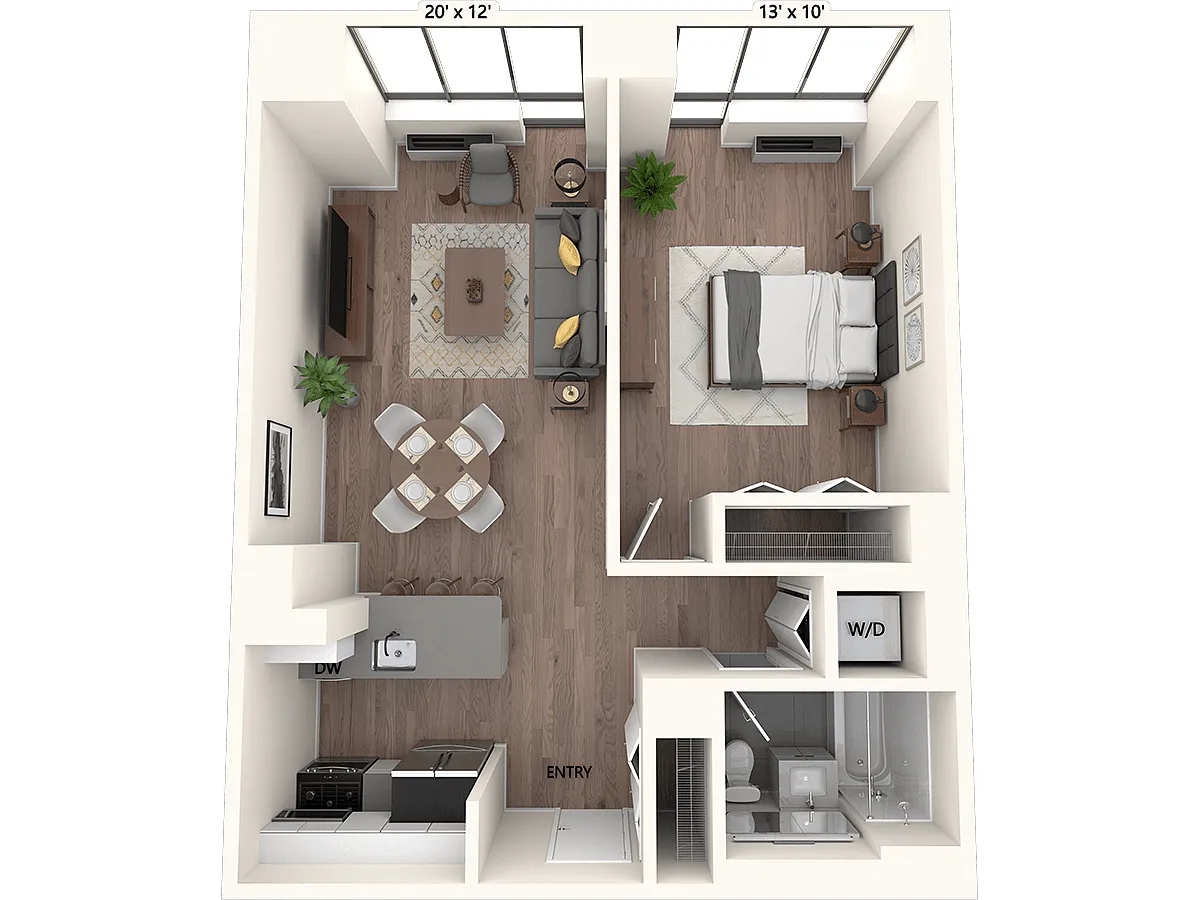 Floor plan A1-813-698sq