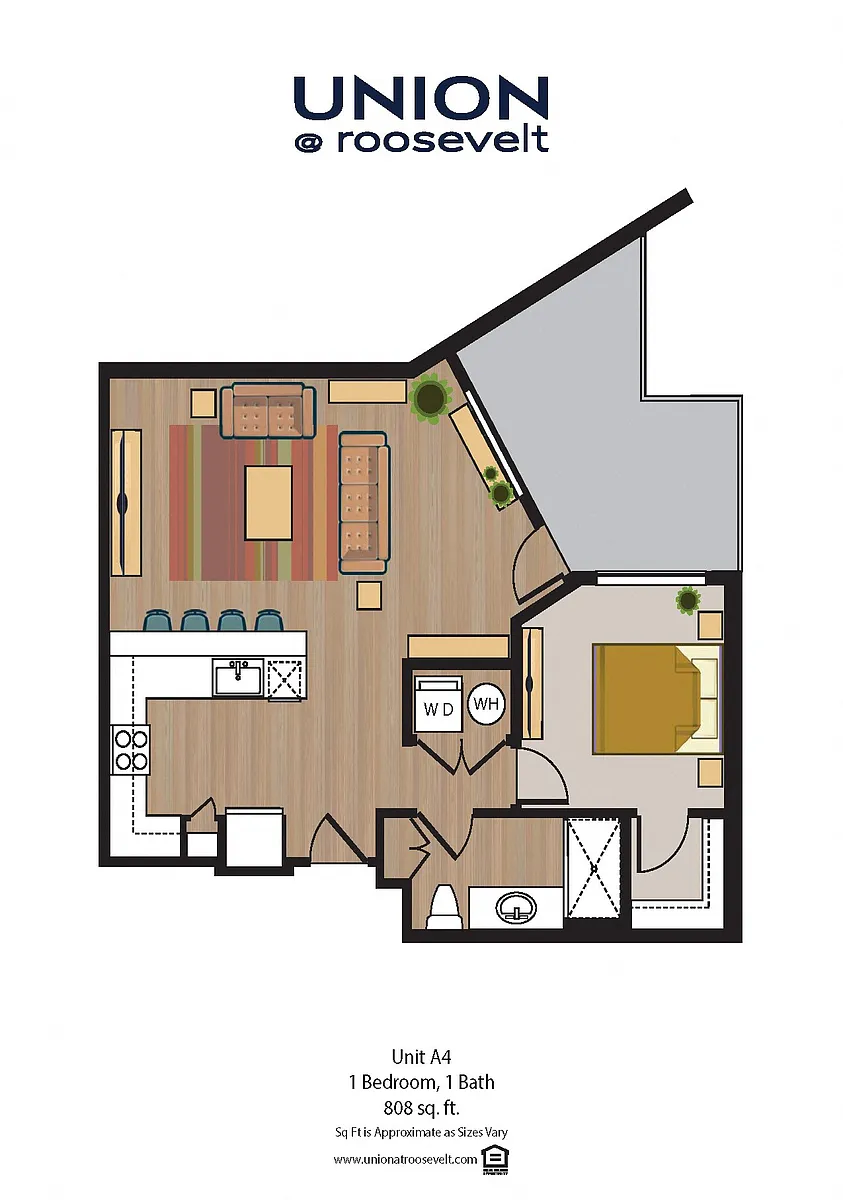 Floor plan A4 1x1 - Phase II