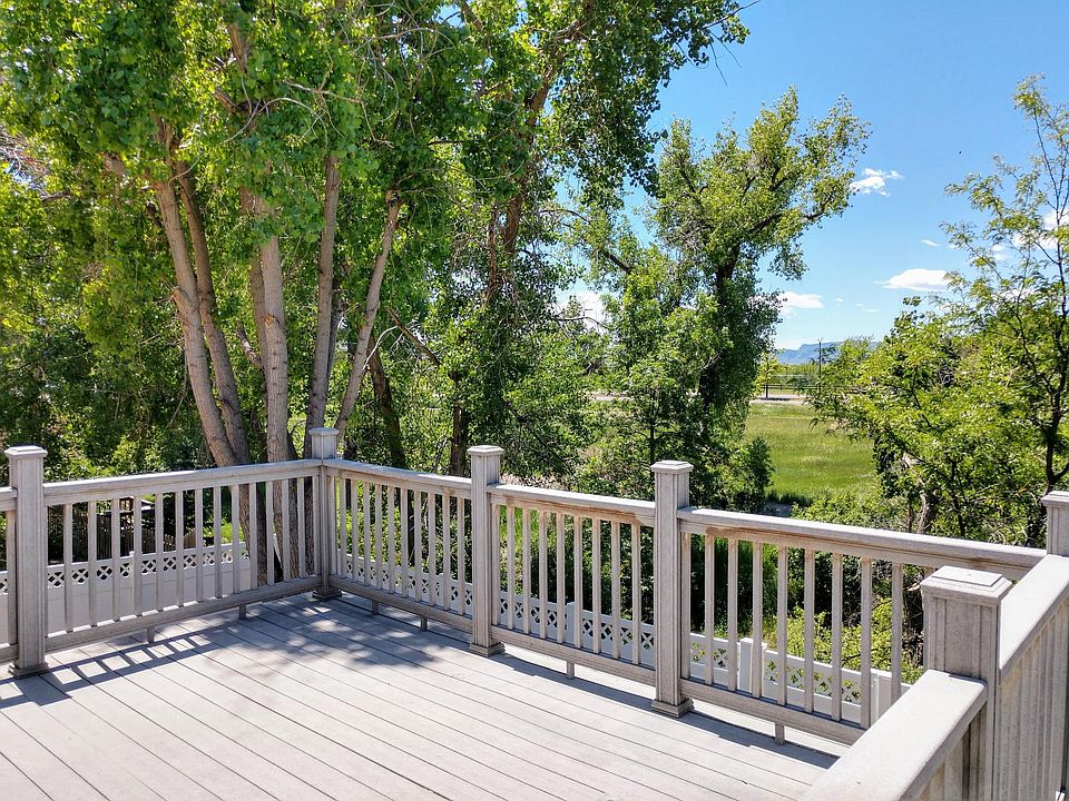 Rear deck with view of Mountains and Highline canal / Highline trail system