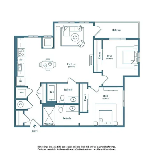 Floor plan Rio Grande