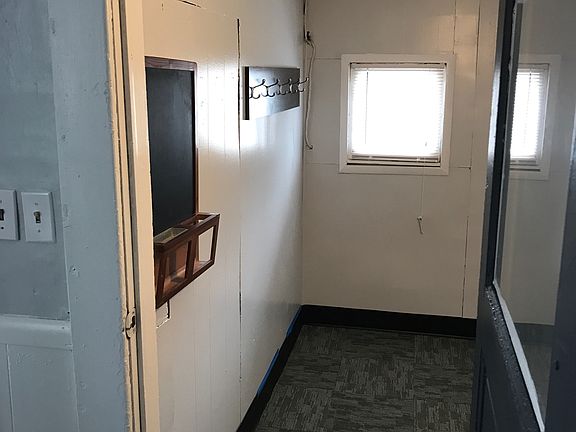 Mudroom exit from kitchen