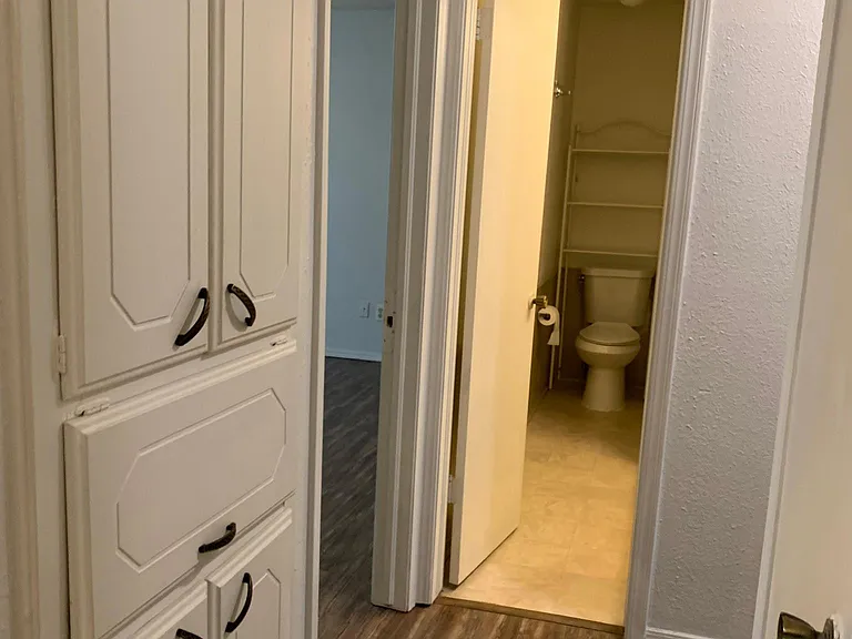 Second floor view/ master bedroom and the bathroom