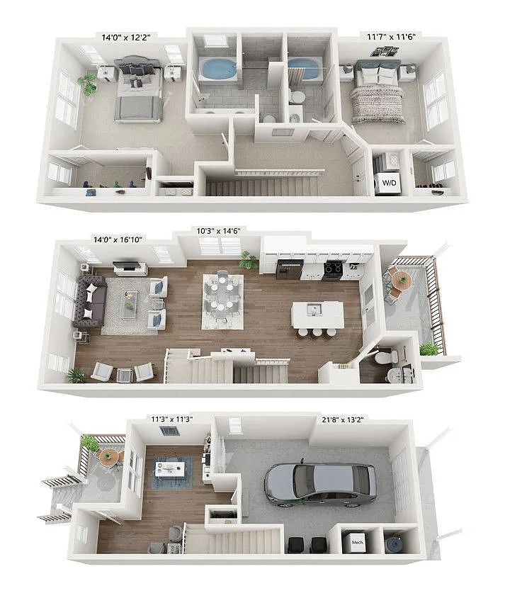 Floor plan B3.D Belle Isle