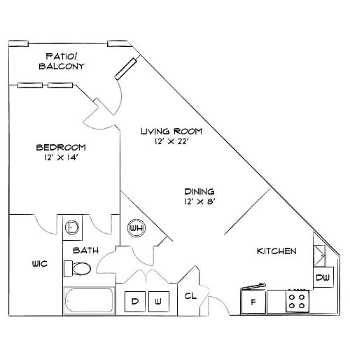 Floor plan Design 1B
