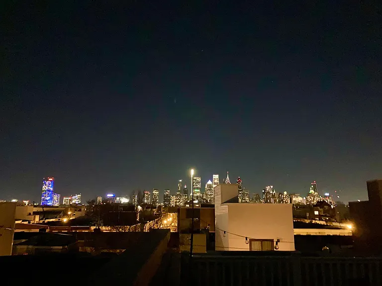 Skyline view from roof deck