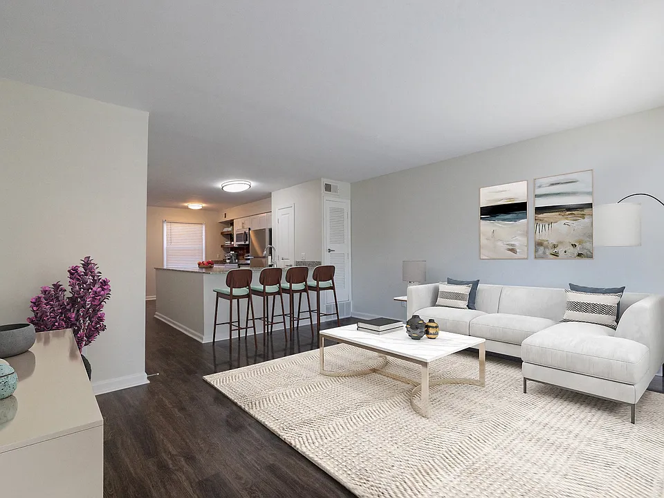 Monon Place I - Townhome Living Room