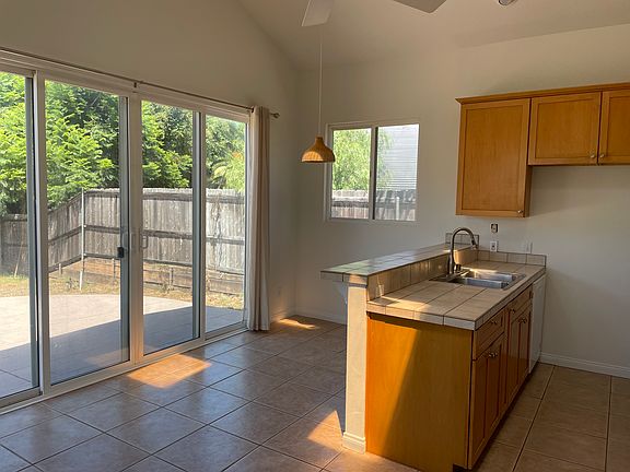 Kitchen and living room open concept.