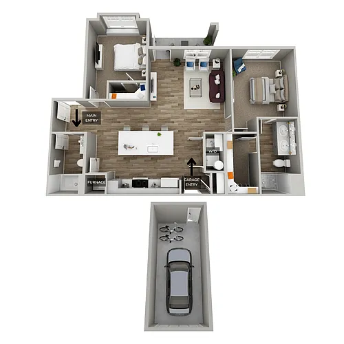 Floor plan Kinsey (Lower)