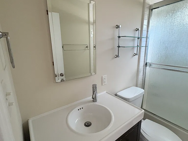 Bathroom, picture taken from entry door