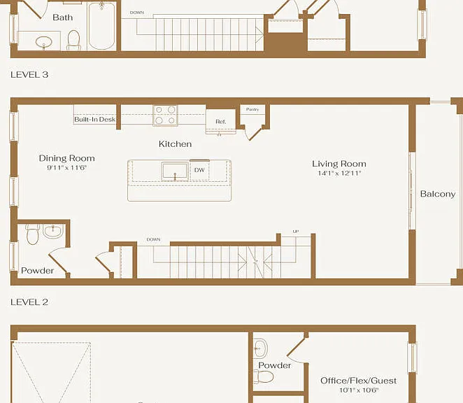 The Poise floor plan Emorie