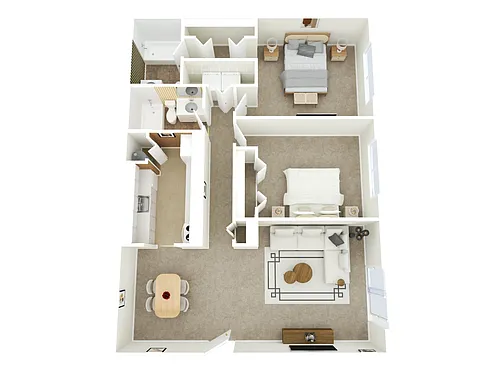 Floor plan 2BR - 2BTH