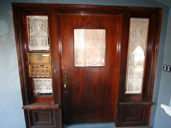 Main front door