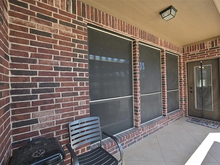 Covered back Patio