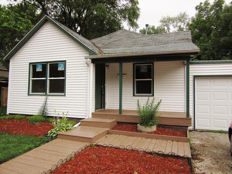 front with yard