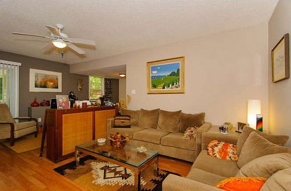 Living area from front door