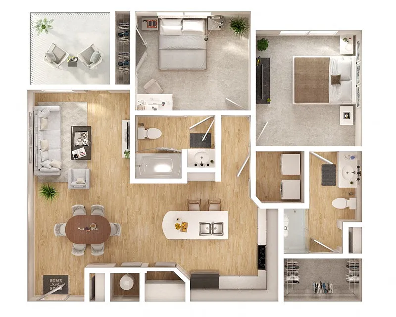 Floor plan B2B