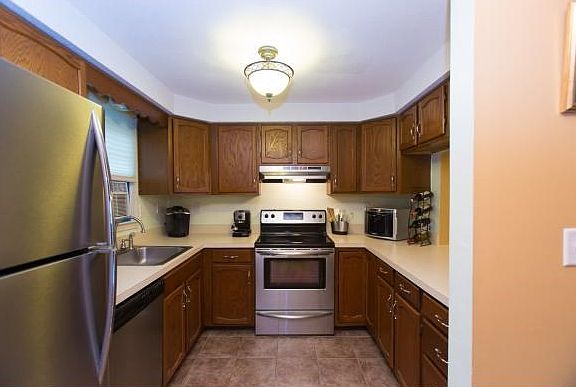Kitchen with ss appliances
