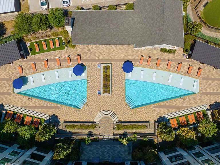 Resort-Style Pool at The Hendry Apartments in Garland, TX