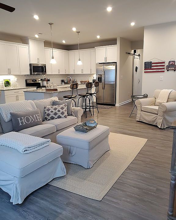 Living room downstairs area.
