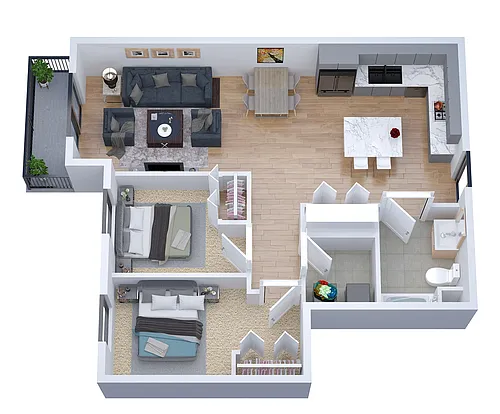 Floor plan 2X1