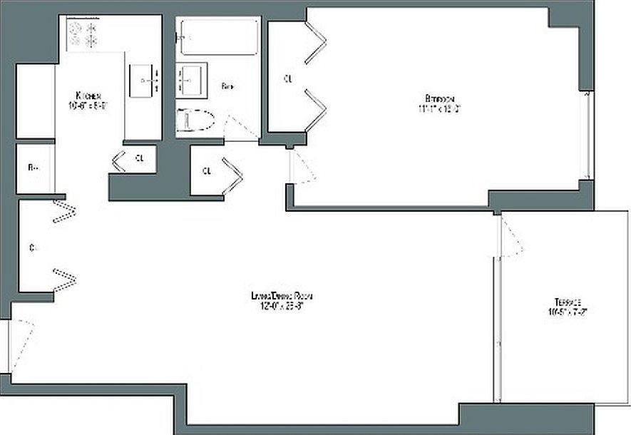 1st image of 77 Fulton St APT 17F