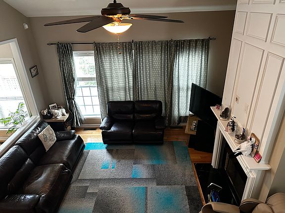 High ceilings living room