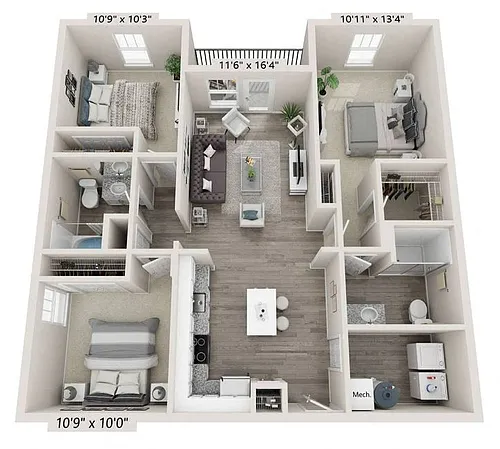 Floor plan C1