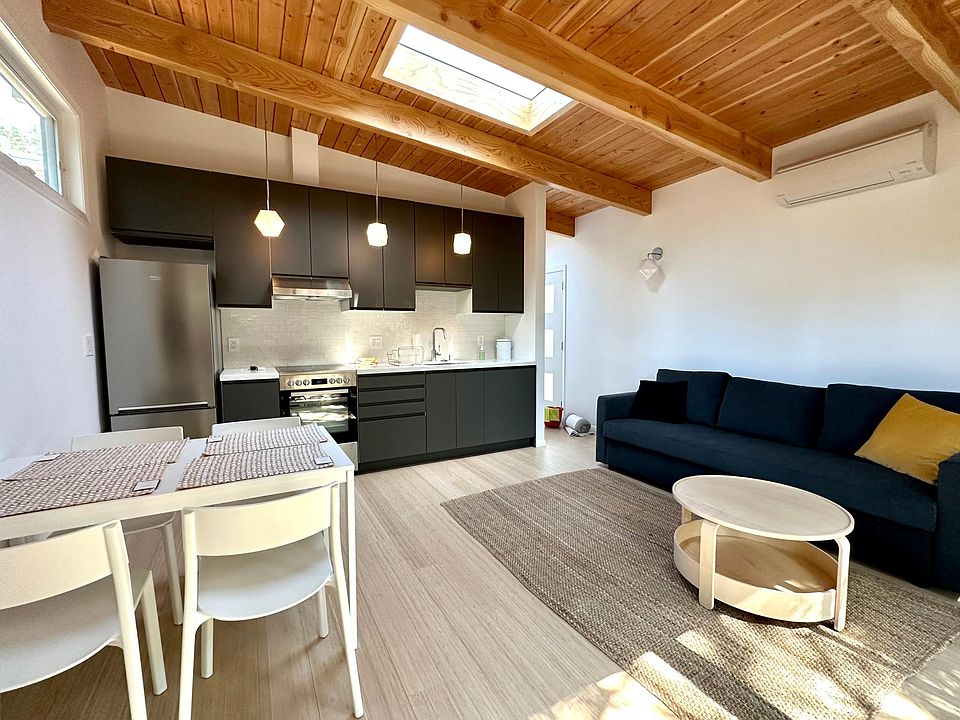 Sleeper sofa in kitchen / living room combo