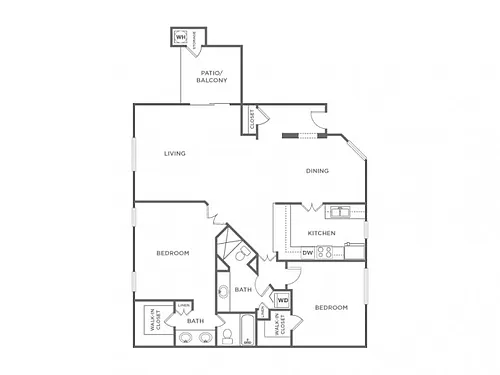 Floor plan 2E - Sophisticated