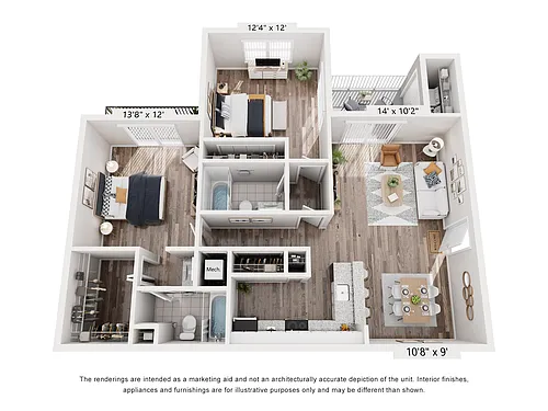 Floor plan Reno - Model B1