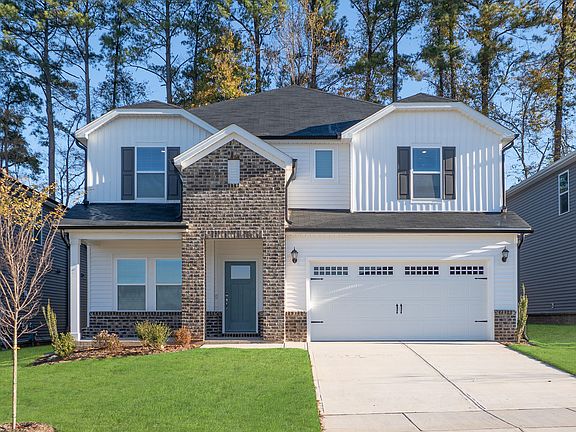 Johnson front exterior at a Meritage Homes community in Garner, NC.
