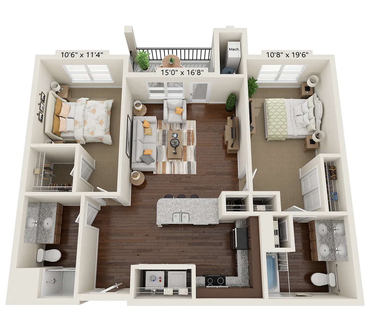 Floor plan Mulberry