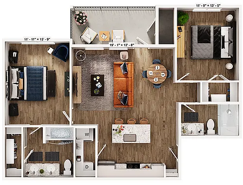 Floor plan B1