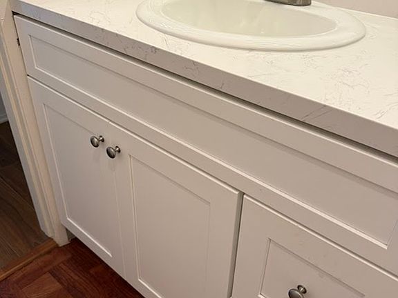 Updated bathroom counter tops