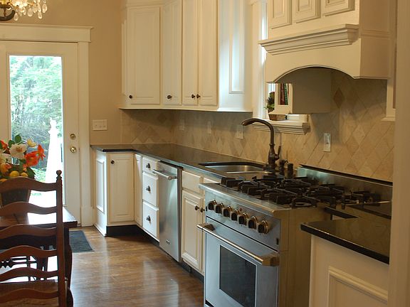 Kitchen with custom cabinets