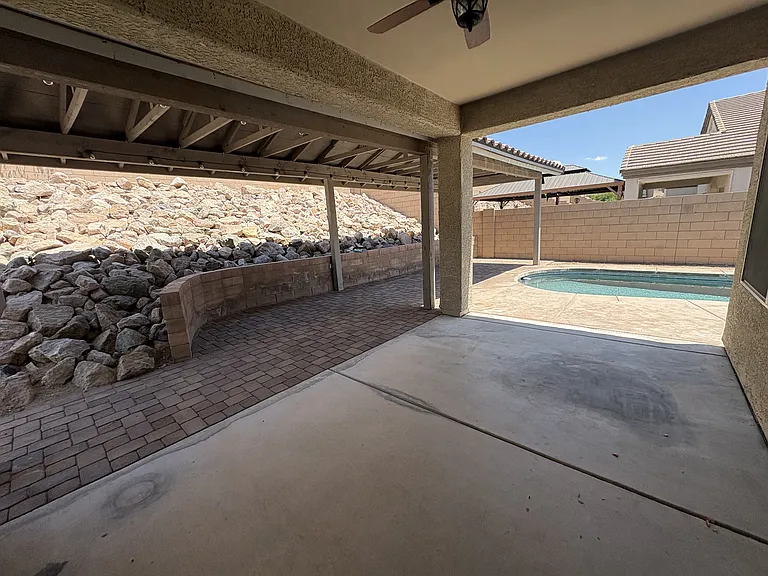 Covered patio