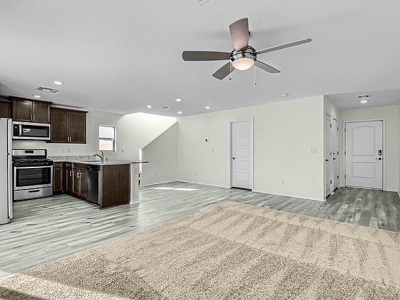 Massive family room and chef-ready kitchen