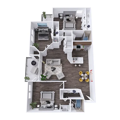 Floor plan C1 Renovated
