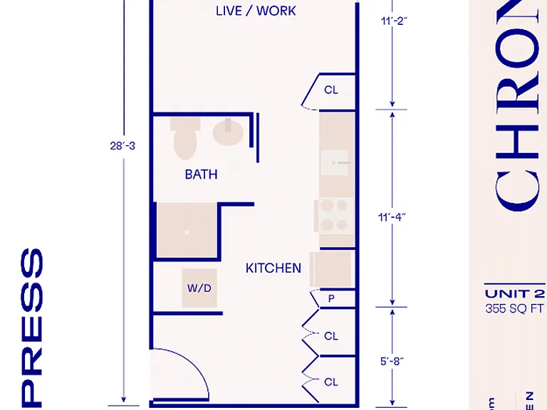 CHRONICLE: Stylish Wallingford Studios with Full Appliance Package & Premium Amenities — Photo 70