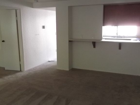 Open living space with breakfast bar