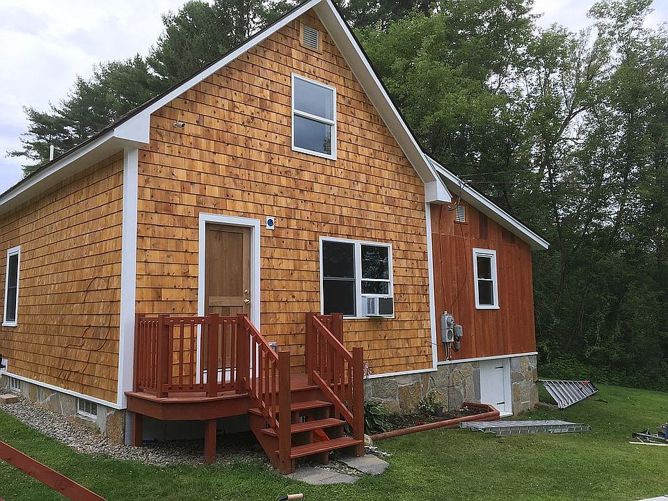 New stone and siding