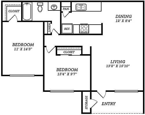 Floor plan B3