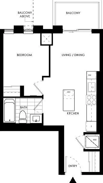 1 bed, $1,999 — Photo 3